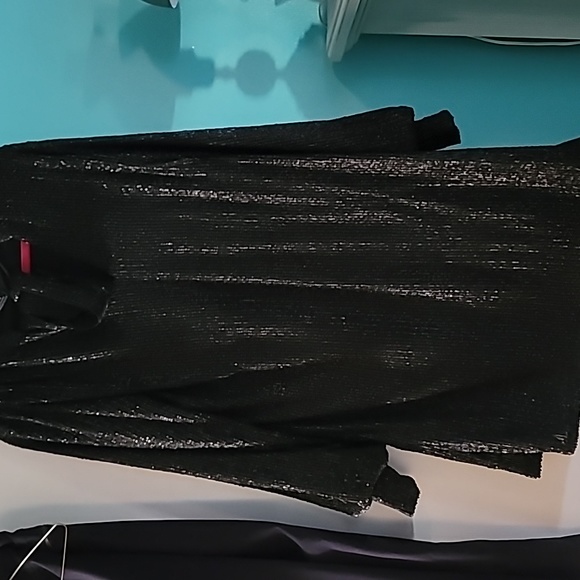 Sequined Dressy Shirt Dress - Picture 12 of 12